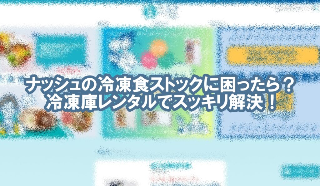 ナッシュ 冷凍庫 レンタル