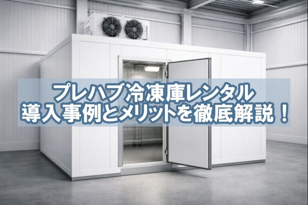 プレハブ 冷凍庫 レンタル