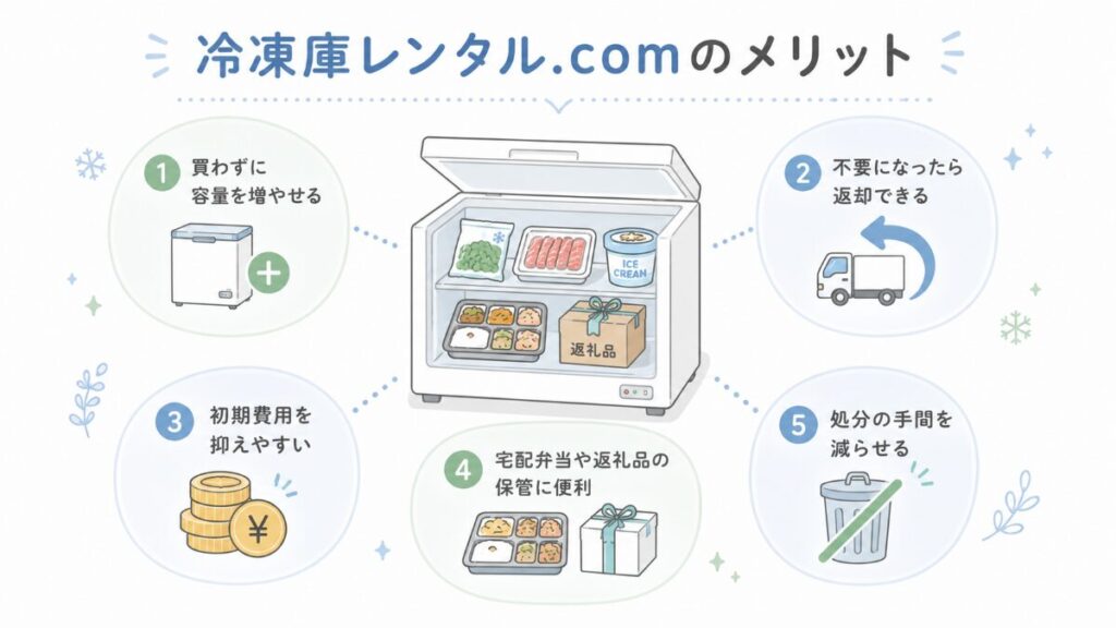 冷凍庫レンタル.com メリット 整理