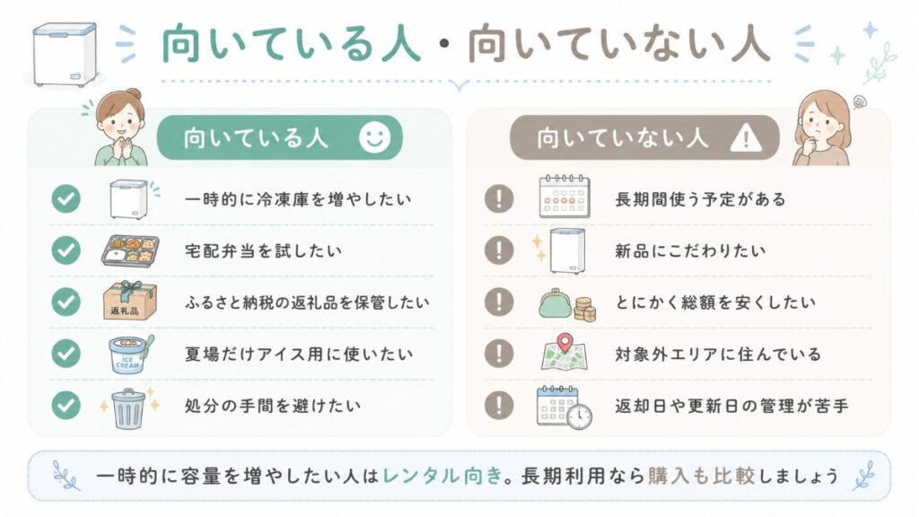 向いている人 向いていない人 比較図